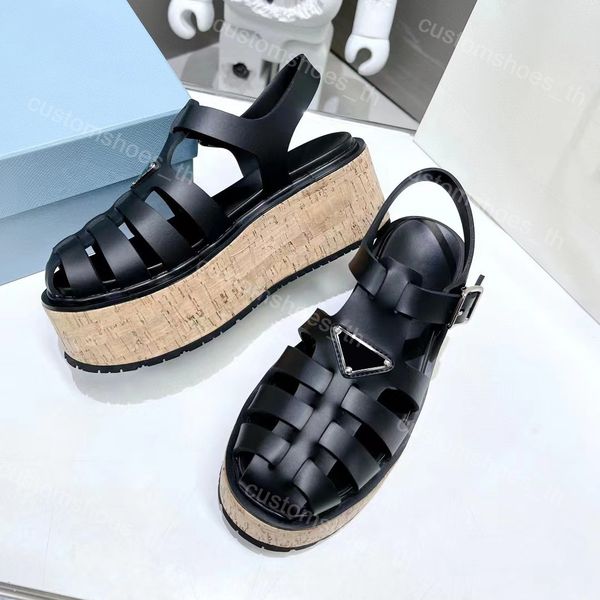 designer foam rubber sandals platform wood sole sandal women luxury shoes summer beach footwear fashion outdoor slippers roman sandal 35-40, Black
designer foam rubber sandals platform wood sole sandal women luxury shoes summer beach footwear fashion outdoor slippers roman sandal 35-40, Black