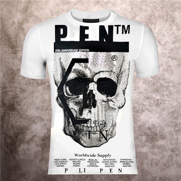phillip plain men's t-shirts 2023 new mens designer t shirts printed fashion man t-shirt cotton casual tees short sleeve luxury hip hop, White;black
phillip plain men's t-shirts 2023 new mens designer t shirts printed fashion man t-shirt cotton casual tees short sleeve luxury hip hop, White;black