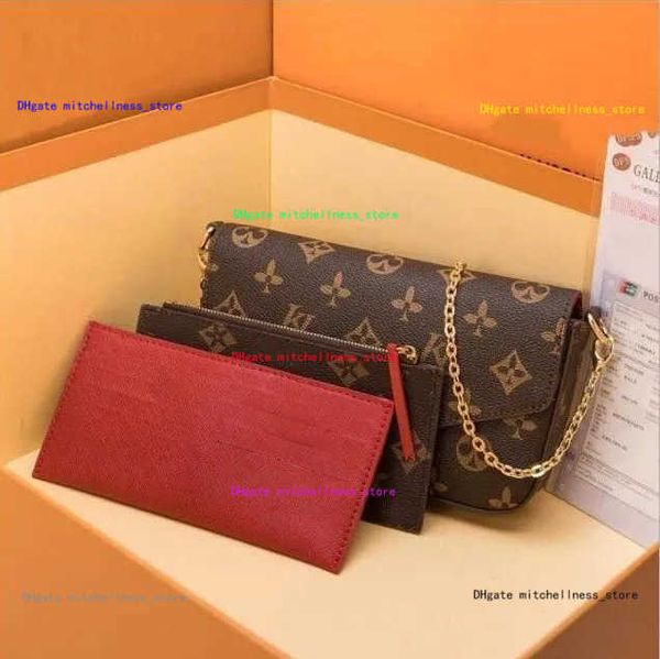 designer pochette 3 pcs set wallets women leather handbags luxury messenger chain shoulder bag clutch crossbody purse m64064 m61276, Red;black
designer pochette 3 pcs set wallets women leather handbags luxury messenger chain shoulder bag clutch crossbody purse m64064 m61276, Red;black