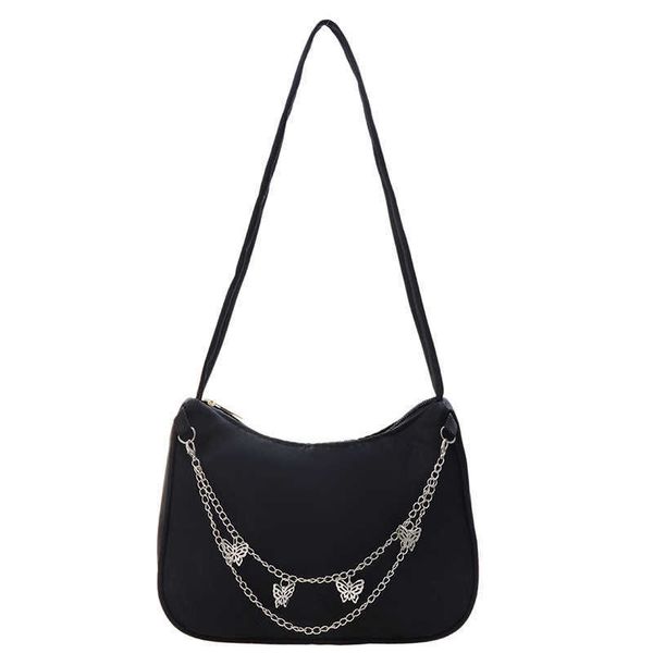 ladies luxury designer nylon shoulder bags female zipper solid color underarm bag chain butterfly small handbags for women
ladies luxury designer nylon shoulder bags female zipper solid color underarm bag chain butterfly small handbags for women
