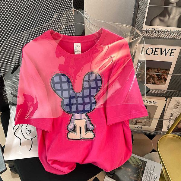 women's t-shirt new summer women short sleeve cotton tshirt korean style lady clothes luxury sequined beading tee shirt girl y2302, White
women's t-shirt new summer women short sleeve cotton tshirt korean style lady clothes luxury sequined beading tee shirt girl y2302, White