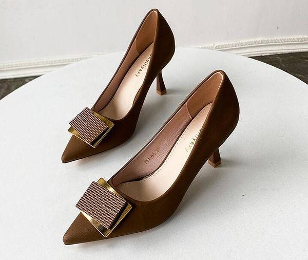 women luxurious high heel shoes sequined buckle black work stiletto heel 7 cm comfortable pointed toe luxury fashion loafers party night clu
women luxurious high heel shoes sequined buckle black work stiletto heel 7 cm comfortable pointed toe luxury fashion loafers party night clu