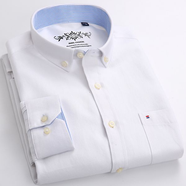 mens casual shirts plus size solid oxford dress shirt single patch pocket long sleeve regularfit buttondown thick 230209, White;black
mens casual shirts plus size solid oxford dress shirt single patch pocket long sleeve regularfit buttondown thick 230209, White;black