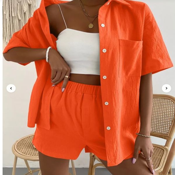 women's tracksuits long sleeve singlebreasted broadlegged shorts set fashion ladies solid suits summer 2 piece outfits for women 230208, Gray
women's tracksuits long sleeve singlebreasted broadlegged shorts set fashion ladies solid suits summer 2 piece outfits for women 230208, Gray