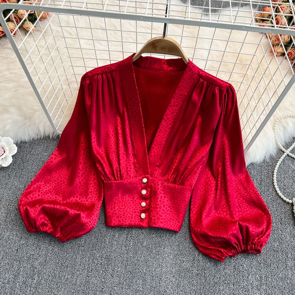 women s blouses shirts long sleeve blouse shirts woman blusas korean fashion blusa feminina satin blouse drop 230208, White
women s blouses shirts long sleeve blouse shirts woman blusas korean fashion blusa feminina satin blouse drop 230208, White