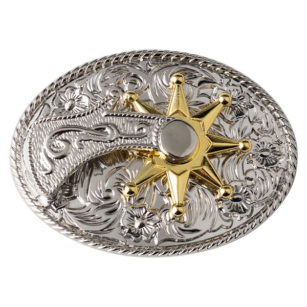 rotatable stars cowboy belt buckles for western fashion men belts accessories fit 4cm width belts, Slivery;black
rotatable stars cowboy belt buckles for western fashion men belts accessories fit 4cm width belts, Slivery;black
