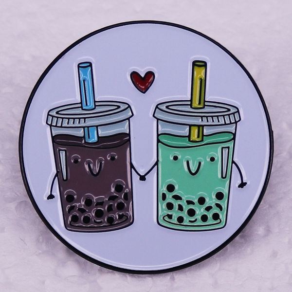 pearl milk tea good friend brooch badge cute anime movies games hard enamel pins collect metal cartoon brooch backpack hat bag collar lapel, Blue
pearl milk tea good friend brooch badge cute anime movies games hard enamel pins collect metal cartoon brooch backpack hat bag collar lapel, Blue