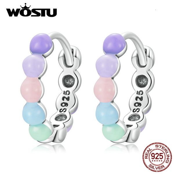 stud wostu 925 sterling silver round rainbow bean hoop earrings for women cute candy color enamel charm drop earring girl jewelry 230209, Golden;silver
stud wostu 925 sterling silver round rainbow bean hoop earrings for women cute candy color enamel charm drop earring girl jewelry 230209, Golden;silver