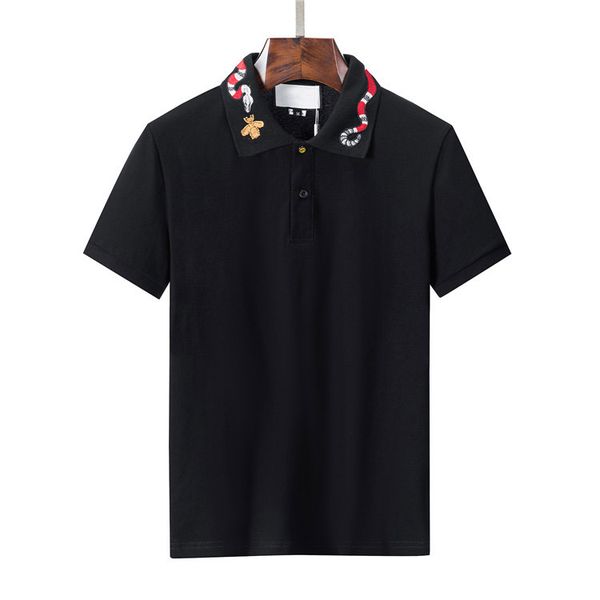 mens stylist polo shirts luxury italy men clothes short sleeve fashion casual men's summersnake bee letter t shirt many colors are avai, White;black
mens stylist polo shirts luxury italy men clothes short sleeve fashion casual men's summersnake bee letter t shirt many colors are avai, White;black