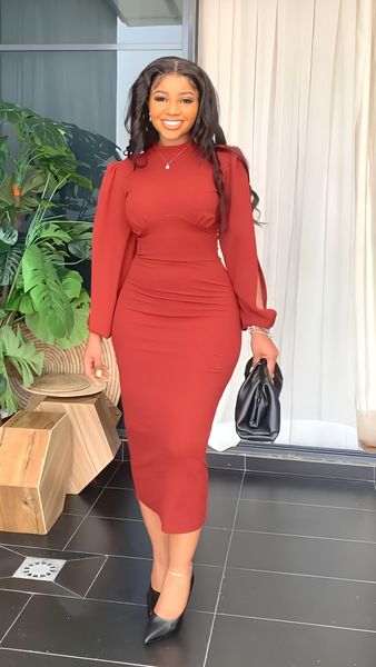 plus size dresses plus size dresses designer dress women luxury runway evening dress formal dress women elegant o-neck mid-calf office lady, Black
plus size dresses plus size dresses designer dress women luxury runway evening dress formal dress women elegant o-neck mid-calf office lady, Black