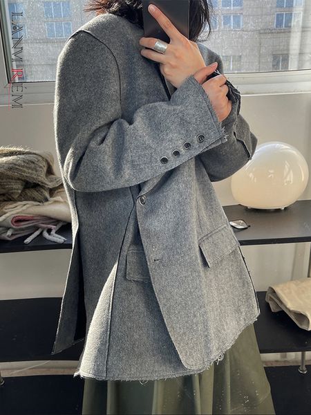 women's suits blazers lanmrem wool cotton lining long sleeves notched irregular high street solid color thick winter clothing female 2r, White;black
women's suits blazers lanmrem wool cotton lining long sleeves notched irregular high street solid color thick winter clothing female 2r, White;black