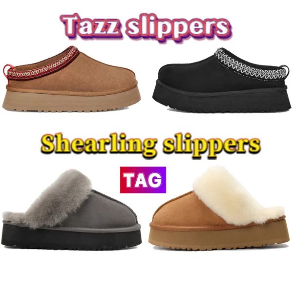 with box tazz women australia slippers designer fashion winter suede shearling platform cheatnut sliper ladies australian luxury disquett gl, Black
with box tazz women australia slippers designer fashion winter suede shearling platform cheatnut sliper ladies australian luxury disquett gl, Black