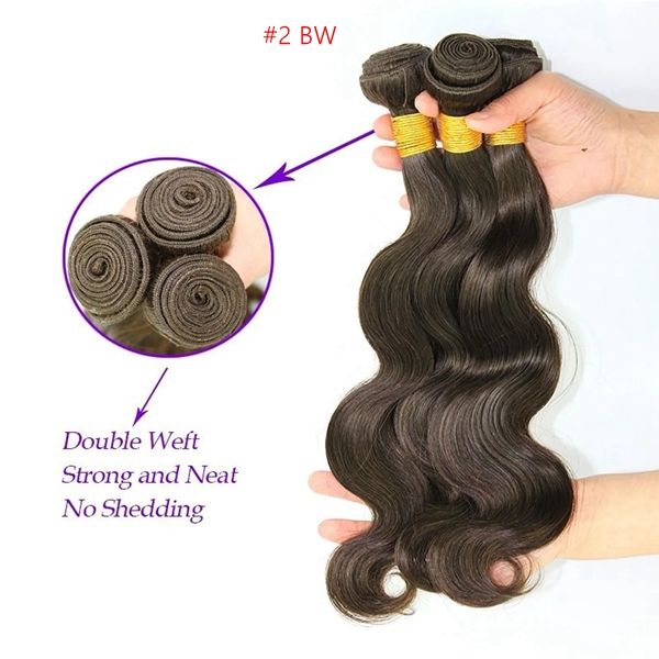9a brazilian remy hair bundles bodywave 1 bundle brown #2 #4, Black
9a brazilian remy hair bundles bodywave 1 bundle brown #2 #4, Black