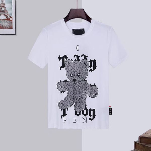 phillip plain luxury mens designer t shirt black red letter printed shirts short sleeve fashion brand designer tees, White;black
phillip plain luxury mens designer t shirt black red letter printed shirts short sleeve fashion brand designer tees, White;black