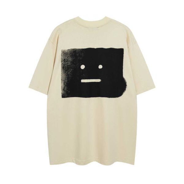 men's t-shirts 23ss acne dios square smiling face cotton slim round neck short sleeve t-shirt washing water versatile tee vintage t shi, White;black
men's t-shirts 23ss acne dios square smiling face cotton slim round neck short sleeve t-shirt washing water versatile tee vintage t shi, White;black
