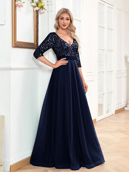 party dresses xuibol elegant vneck long sequin evening women mermaid formal sleeves wedding gown maxi prom 230208, White;black
party dresses xuibol elegant vneck long sequin evening women mermaid formal sleeves wedding gown maxi prom 230208, White;black