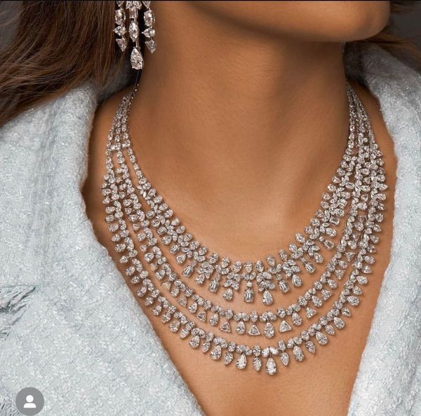 bracelet necklace janekelly 4pcs bridal zirconia full jewelry sets for women party luxury dubai nigeria cz wedding 230209, Silver
bracelet necklace janekelly 4pcs bridal zirconia full jewelry sets for women party luxury dubai nigeria cz wedding 230209, Silver