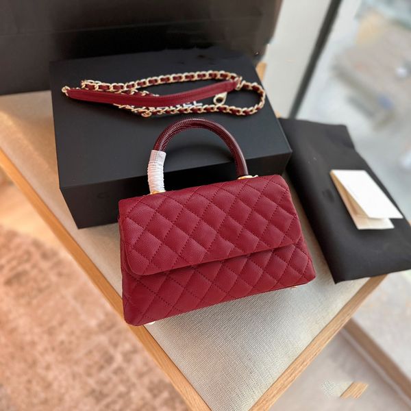 womens designer red co handle totes bags classic mini flap purse caviar lather calfskin genuine leather pouch ghw crossbody shoulder handbag
womens designer red co handle totes bags classic mini flap purse caviar lather calfskin genuine leather pouch ghw crossbody shoulder handbag