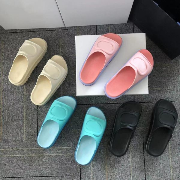 with box new style designer platform slippers thick bottom sandals letter embroidery slides lady macaron platform wedges canvas sandal hi ti, Black
with box new style designer platform slippers thick bottom sandals letter embroidery slides lady macaron platform wedges canvas sandal hi ti, Black