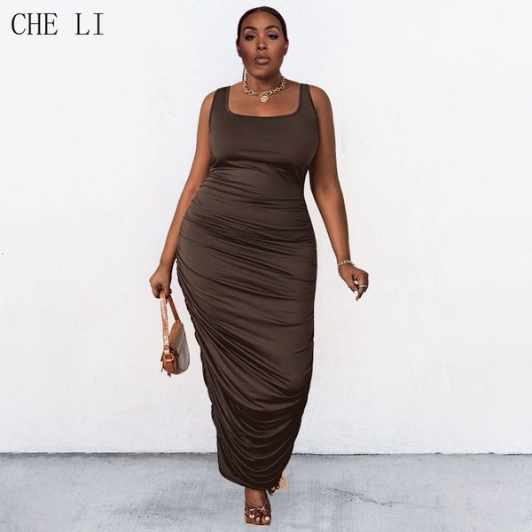 plus size dresses xl~5xl selling nightclub tight-fitting smocked sleeveless square neck coffee color long trendy plus size women's dres, Black
plus size dresses xl~5xl selling nightclub tight-fitting smocked sleeveless square neck coffee color long trendy plus size women's dres, Black
