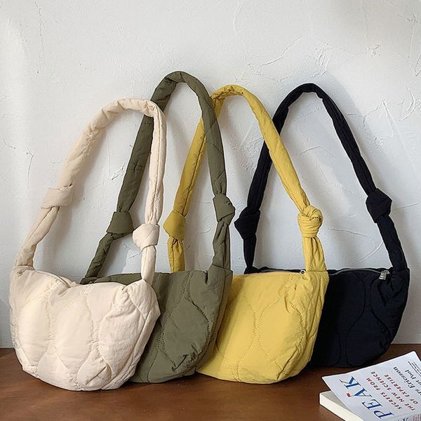 evening bags women cotton cloth women s shoulder folds rhombus embroidery thread underarm padded plaid puffy simple handbags 230208
evening bags women cotton cloth women s shoulder folds rhombus embroidery thread underarm padded plaid puffy simple handbags 230208