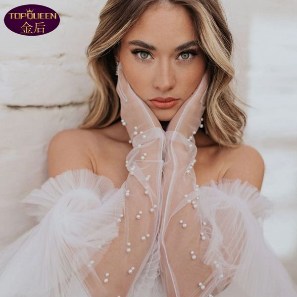 bridal gloves 55cm length long elegant mesh hand sleeve elbow sleeve tulle pearls beaded bridal wedding party dress long gloves evening wedd, White
bridal gloves 55cm length long elegant mesh hand sleeve elbow sleeve tulle pearls beaded bridal wedding party dress long gloves evening wedd, White