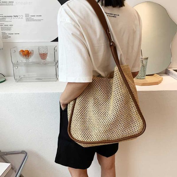 fashion simple style lightweight women's summer bag woven beach tote bags luxury handmade woven straw shoulder purses 2022 new
fashion simple style lightweight women's summer bag woven beach tote bags luxury handmade woven straw shoulder purses 2022 new
