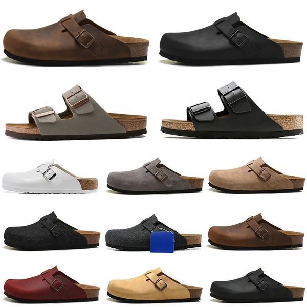 2023 boston clog men women designer birks sandals slippers leather bag head pull cork flats mules woody loafers men women slipper sandals, Black
2023 boston clog men women designer birks sandals slippers leather bag head pull cork flats mules woody loafers men women slipper sandals, Black