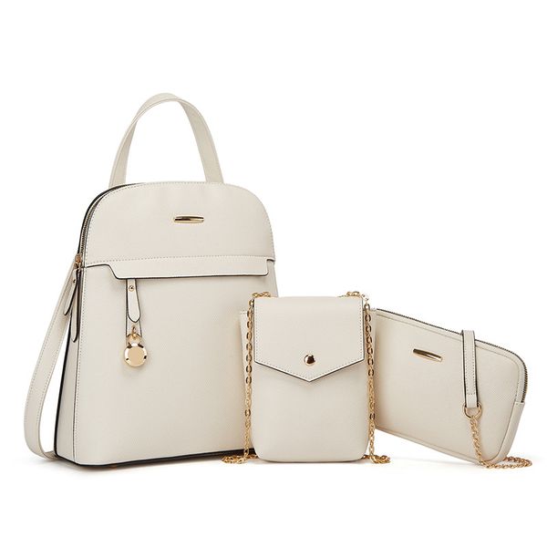 hbp shoulder bags fashion women's bag simple solid color design 3-piece set outdoor backpack
hbp shoulder bags fashion women's bag simple solid color design 3-piece set outdoor backpack