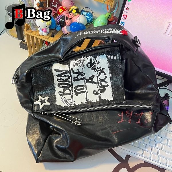 evening bags y2k gothic large capacity soft leather handbag tote harajuku women girl punk print shoulder vintage trend crossbody bags 230208
evening bags y2k gothic large capacity soft leather handbag tote harajuku women girl punk print shoulder vintage trend crossbody bags 230208