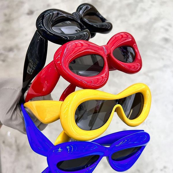 cat eye bubble sunglasses for women and men 2023 european and american new funny catwalk street ssun glasses, White;black
cat eye bubble sunglasses for women and men 2023 european and american new funny catwalk street ssun glasses, White;black