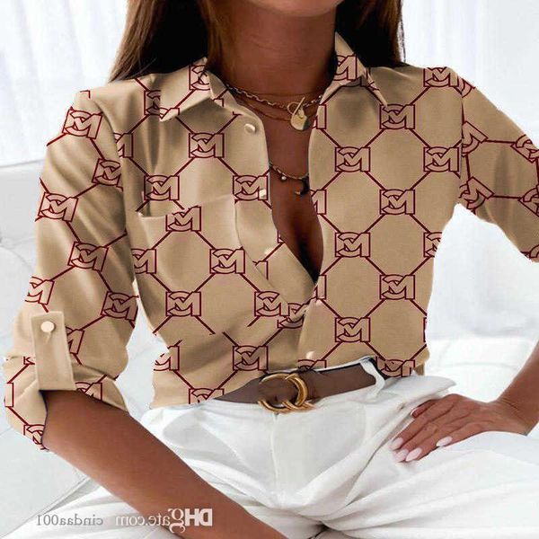 retail women lapel neck shirt 2023 new spring printed long sleeved blouses fashion designer shirts tasao, Gray
retail women lapel neck shirt 2023 new spring printed long sleeved blouses fashion designer shirts tasao, Gray