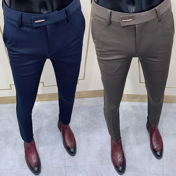 mens pants fashion striped suit pant elegant slim fit social trousers business office party dress ankle 230209, Black
mens pants fashion striped suit pant elegant slim fit social trousers business office party dress ankle 230209, Black
