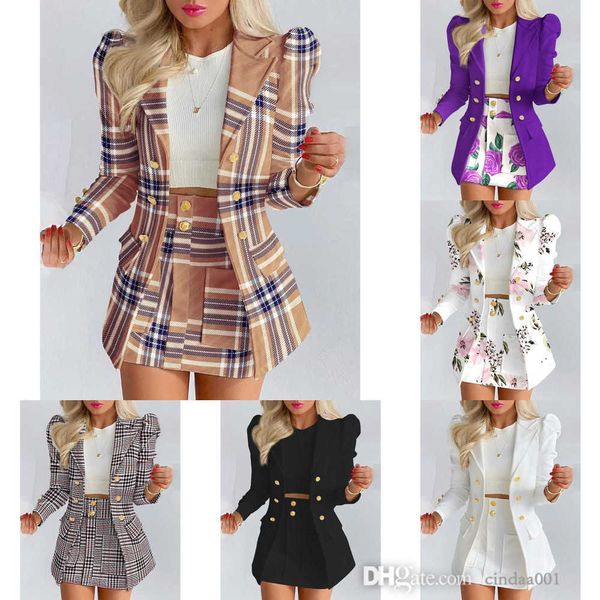 women dress outfits fashion office business ladies temperament slim short skirt two piece suit, White
women dress outfits fashion office business ladies temperament slim short skirt two piece suit, White