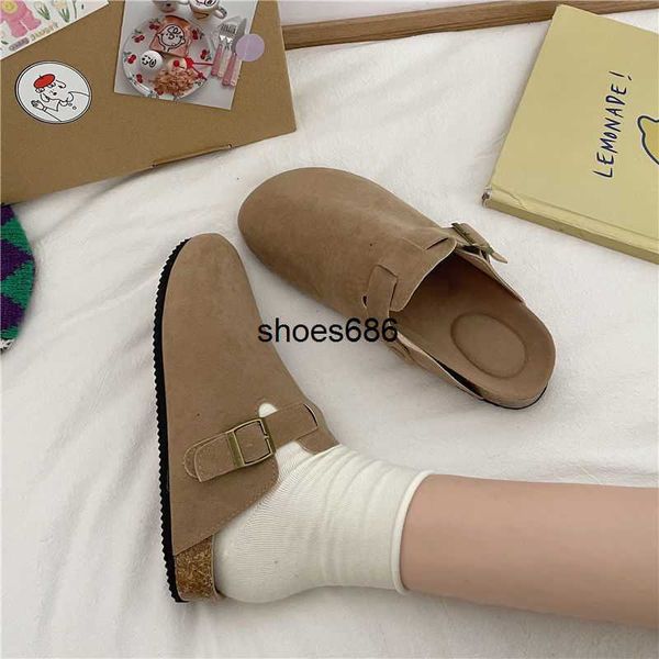 boken slippers women's half-flat shoes spring and autumn korean version frosted fashion baotou cork women's slippers, Black
boken slippers women's half-flat shoes spring and autumn korean version frosted fashion baotou cork women's slippers, Black