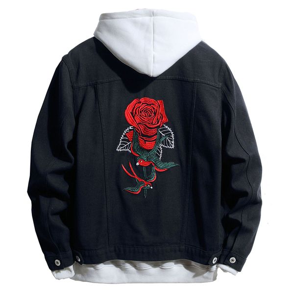 men's jackets men's rose flower bird embroidery black jean jacket trendy denim coat outerwear 230209, Black;brown
men's jackets men's rose flower bird embroidery black jean jacket trendy denim coat outerwear 230209, Black;brown