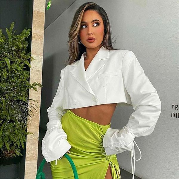 womens suits blazers yimunancy women v neck long sleeve cropped autumn chic button lace up turndown collar outwear 230209, White;black
womens suits blazers yimunancy women v neck long sleeve cropped autumn chic button lace up turndown collar outwear 230209, White;black