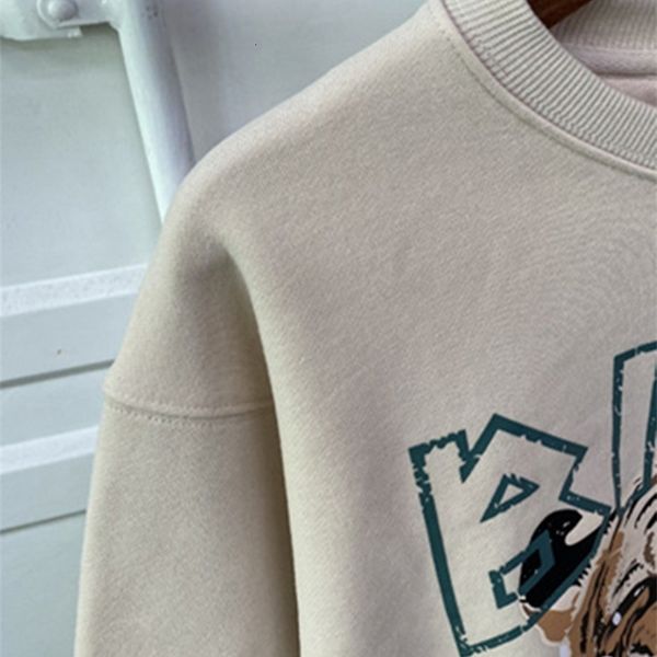 women's hoodies sweatshirts tiger head letter print cotton fleece warm oneck long sleeve sweatshirt loose early autumn ladies pullovers, Black
women's hoodies sweatshirts tiger head letter print cotton fleece warm oneck long sleeve sweatshirt loose early autumn ladies pullovers, Black