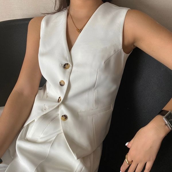 mens vests womens suit jacket nylon blended v neck solid black white short korean slimfitting for casual clothing 230209
mens vests womens suit jacket nylon blended v neck solid black white short korean slimfitting for casual clothing 230209