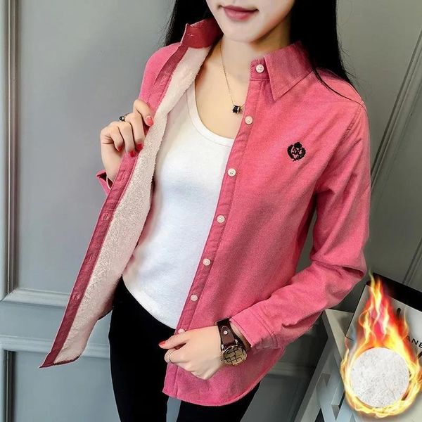 women's jackets add velvet thicken shirt jacket autumn winter student coat long-sleeved coat women fashion warm bottoming shirt female, Black;brown
women's jackets add velvet thicken shirt jacket autumn winter student coat long-sleeved coat women fashion warm bottoming shirt female, Black;brown