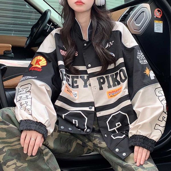 women's jackets y2k oversized baseball uniform bomber letter printed female gothic racing suit hiphop street couple 230209, Black;brown
women's jackets y2k oversized baseball uniform bomber letter printed female gothic racing suit hiphop street couple 230209, Black;brown