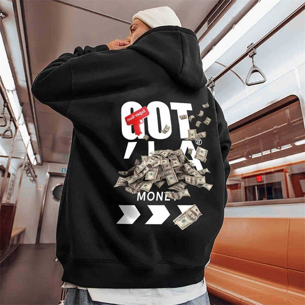 men s hoodies sweatshirts got money graphic fleece and women s oversized casual hoody baggy harajuku hip hop hooded streetwear 230208, Black
men s hoodies sweatshirts got money graphic fleece and women s oversized casual hoody baggy harajuku hip hop hooded streetwear 230208, Black