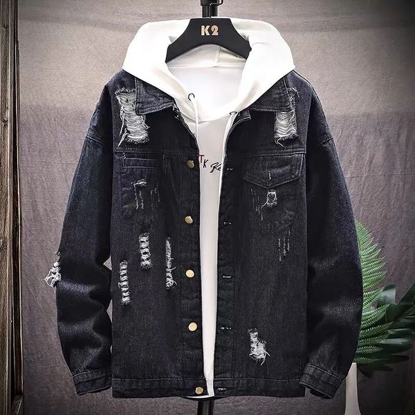 men's jackets men's denim jacket autumn korean trend handsome student casual jacket men's loose black 230209, Black;brown
men's jackets men's denim jacket autumn korean trend handsome student casual jacket men's loose black 230209, Black;brown