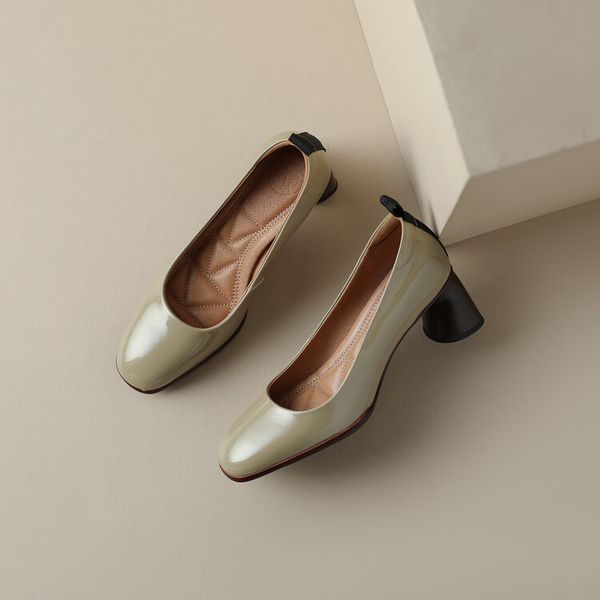 fashion high chunky heel office work shoes women leather elegant wedding bridal pumps lady dress shoe, Black
fashion high chunky heel office work shoes women leather elegant wedding bridal pumps lady dress shoe, Black