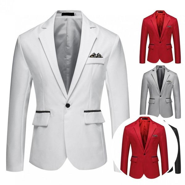 mens suits blazers formal casual lapel coat for business men blazer 230209, White;black
mens suits blazers formal casual lapel coat for business men blazer 230209, White;black