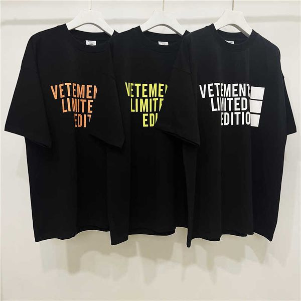 men's t-shirts good quality 2022ss limited edition fashion t shirt men 1 1 women shirts tonal embroidered vtm vintage tees t230209, White;black
men's t-shirts good quality 2022ss limited edition fashion t shirt men 1 1 women shirts tonal embroidered vtm vintage tees t230209, White;black