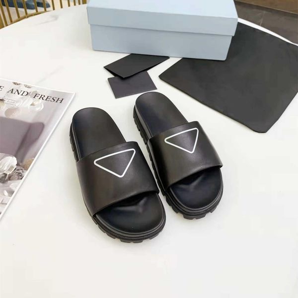 with box 2021 luxury designer women slippers leather comfortable thick soled scuffs fashion summer outdoor beach ladies flat xq, Black
with box 2021 luxury designer women slippers leather comfortable thick soled scuffs fashion summer outdoor beach ladies flat xq, Black