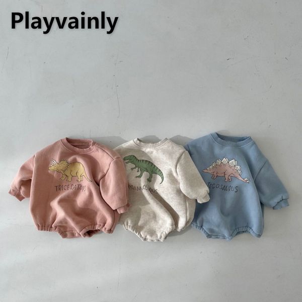 rompers winter baby girl boy romper cartoon dinosaur long sleeves terry sweater triangle jumpsuit kids clothes e2581 230208, Blue
rompers winter baby girl boy romper cartoon dinosaur long sleeves terry sweater triangle jumpsuit kids clothes e2581 230208, Blue