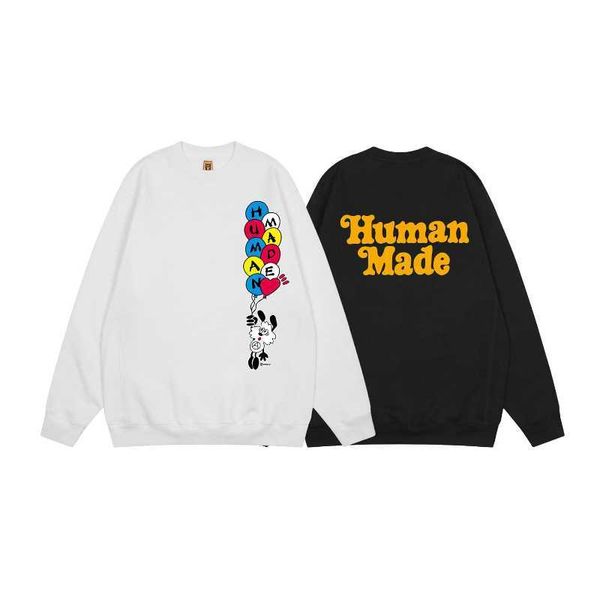 men's hoodies sweatshirts 23ss colored balloon print human made hoodies men women eu size 100 cotton human made sweatshirt high street, Black
men's hoodies sweatshirts 23ss colored balloon print human made hoodies men women eu size 100 cotton human made sweatshirt high street, Black