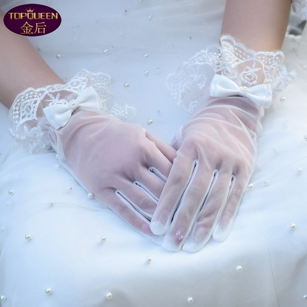 bridal gloves 27cm length lace ruffle mesh hand sleeve tulle bow bridal wedding party dress finger gloves evening wedding accessories vm07, White
bridal gloves 27cm length lace ruffle mesh hand sleeve tulle bow bridal wedding party dress finger gloves evening wedding accessories vm07, White